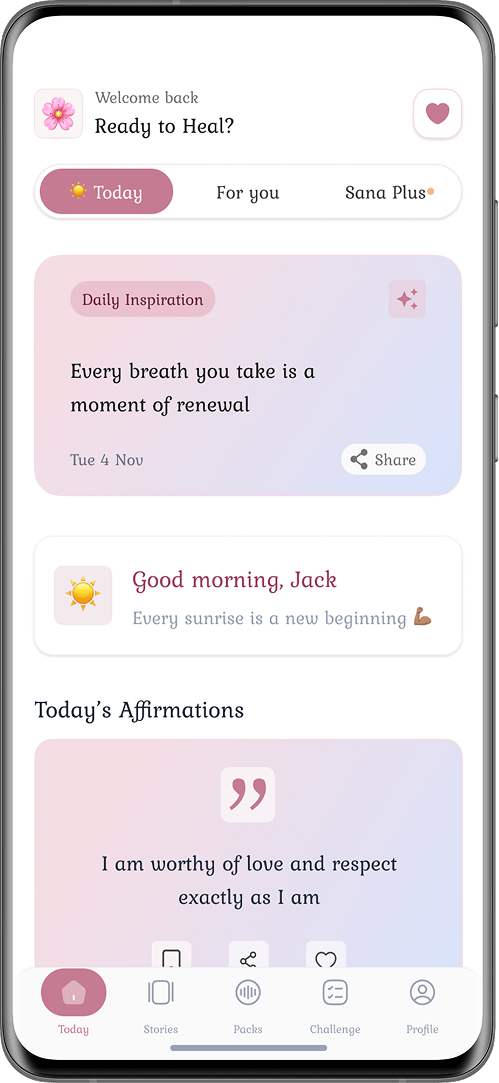 Sana App Features